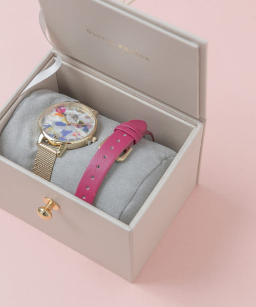 OLIVIA BURTON　Confetti Dial Orchid