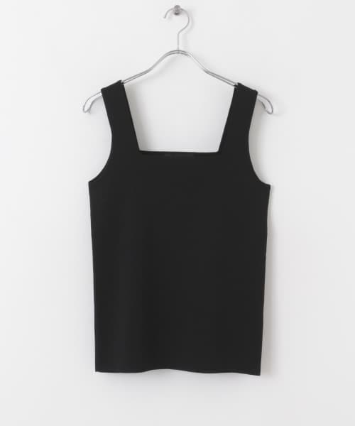 スクエアネックニットTOP