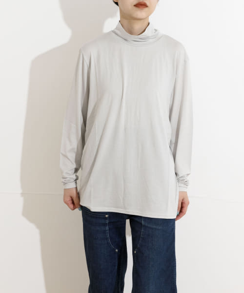 『別注』MIDIUMISOLID×TGM　Organic Cotton turtle neck-L
