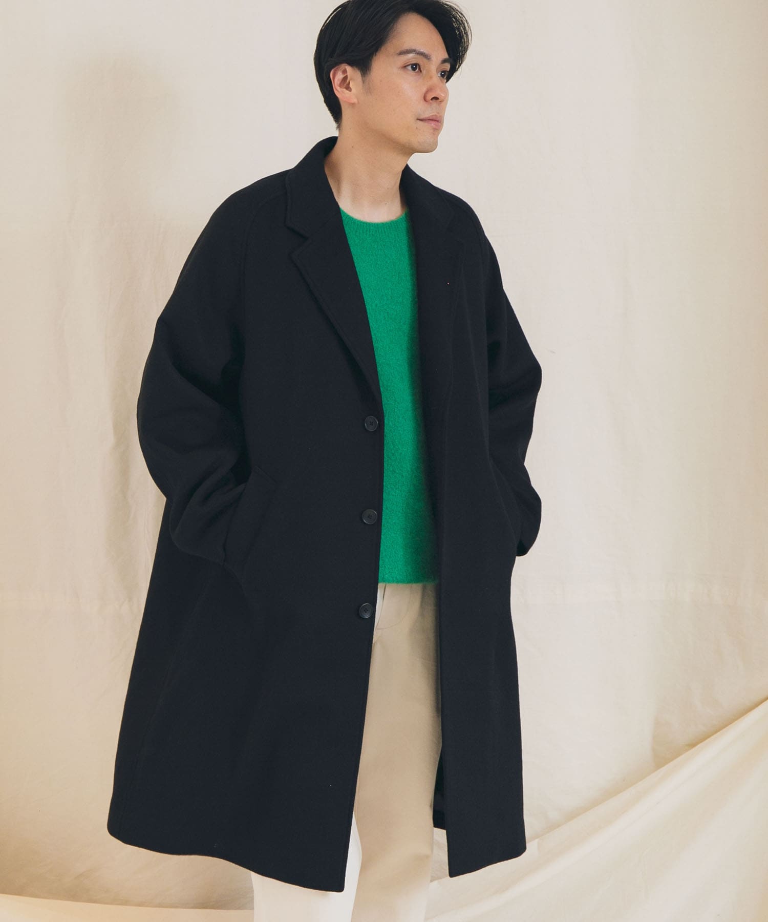 OVER CHESTER COAT SUPER120[UR27-17M005]｜URBAN