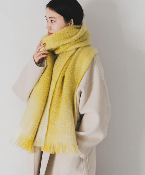 『別注』THROW×URBAN RESEARCH　Mohair Shaggy Stole