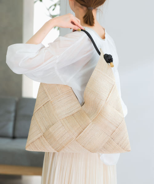 『一部別注カラー』VIOLAd’ORO　アバカメッシュバッグL