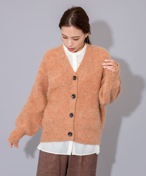 MANON　MOHAIR VNECK CARDIGAN