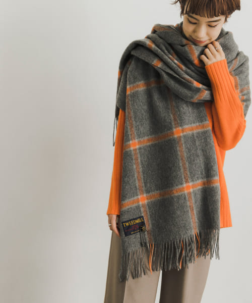 『別注』TWEED MILL×URBAN RESEARCH　Lambswoolstole