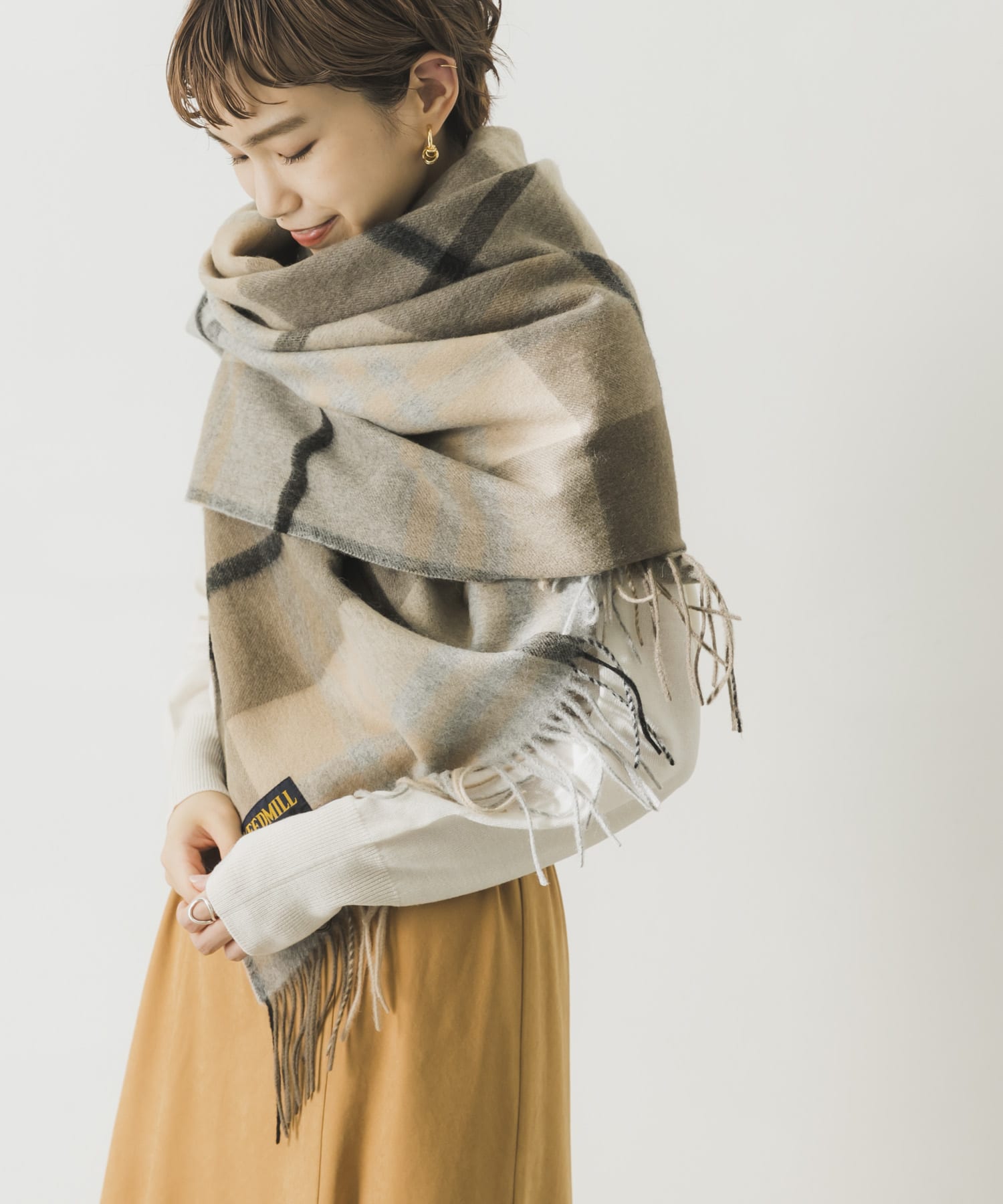 別注』TWEED MILL×URBAN RESEARCH Lambswoolstole[70-190-UL27]｜URBAN