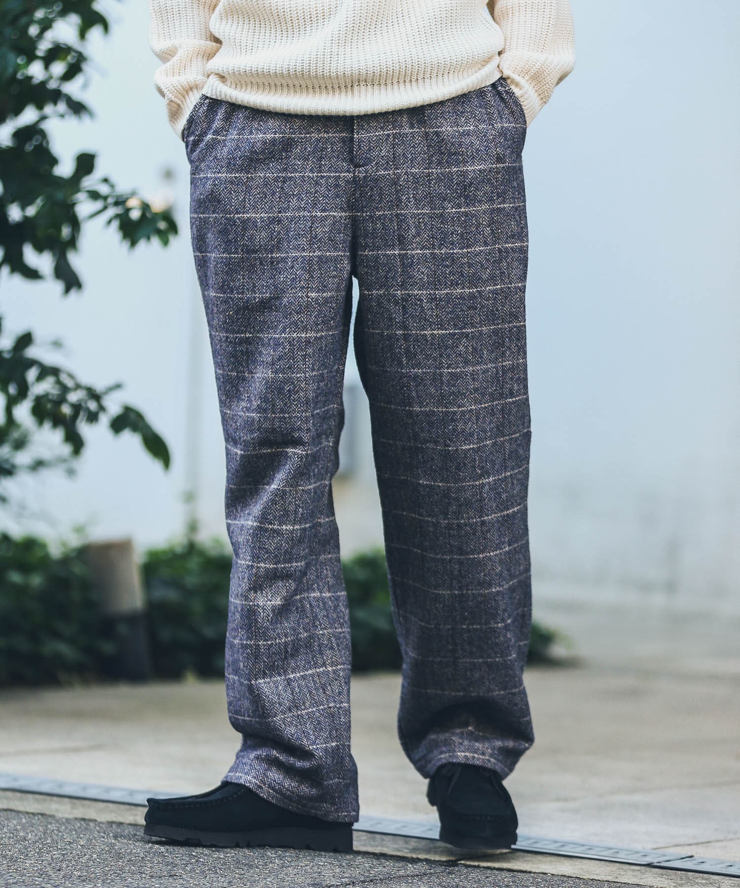 新品★アーバンリサーチ　ロッソ　チェック柄パンツ　34