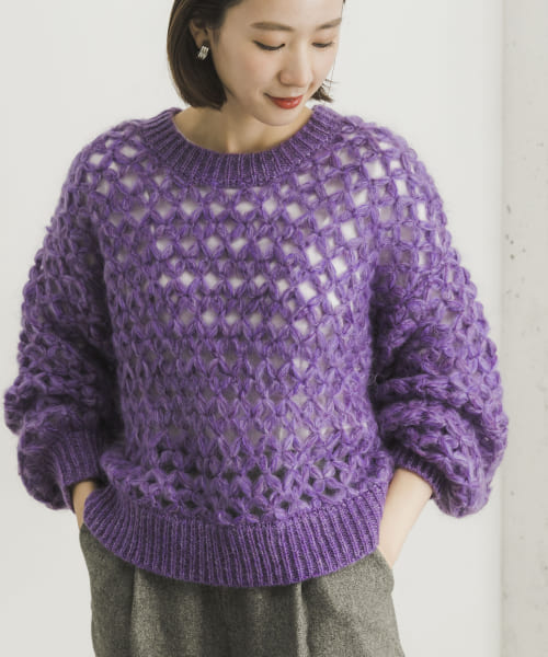 TICCA　モヘヤメッシュプルオーバー