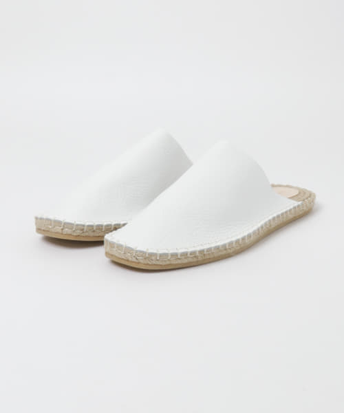 Hender Scheme　jute mule grain leather