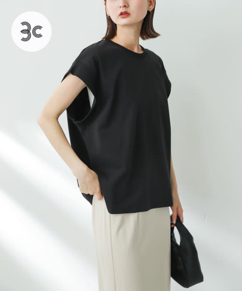 USAコットンフレンチスリーブTシャツ