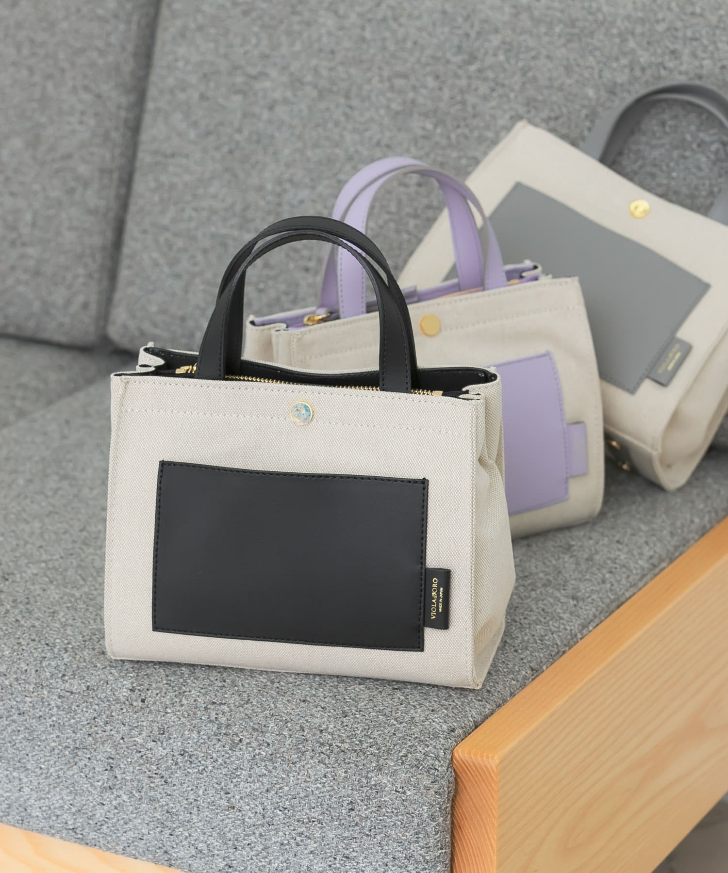 VIOLA d'ORO レザーキャンバス2WAYバッグ[V-1435C-RL34]｜URBAN 