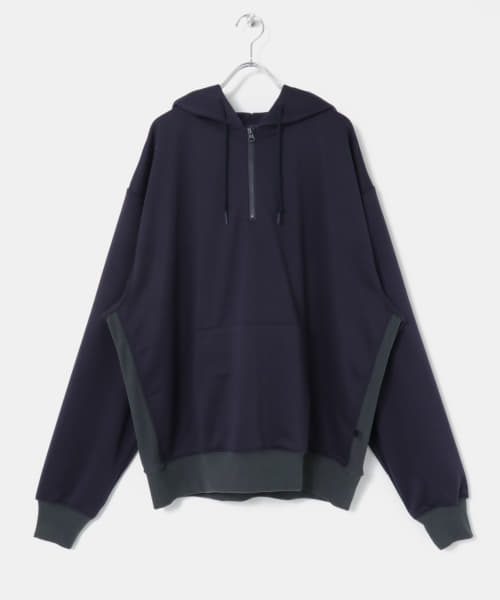 DAIWA PIER39　TECH SWEAT HALF ZIP HOOD