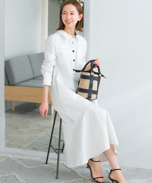 TORRAZZO DONNA　ステッチマーメイドラインワンピース