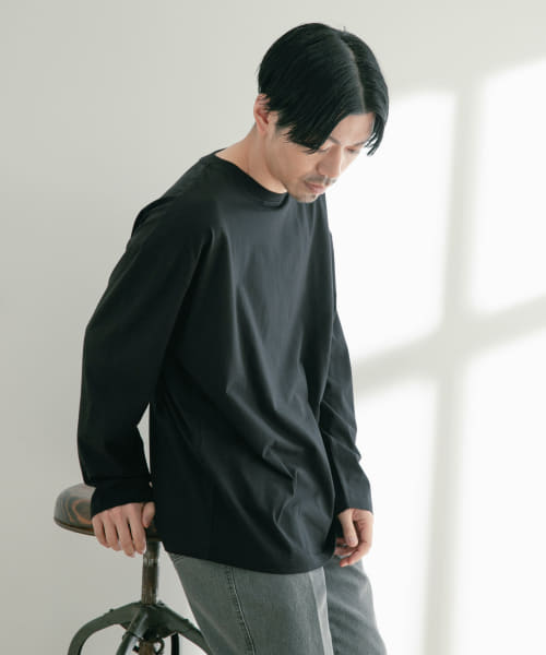 シルケットコットン ロングスリーブTシャツ