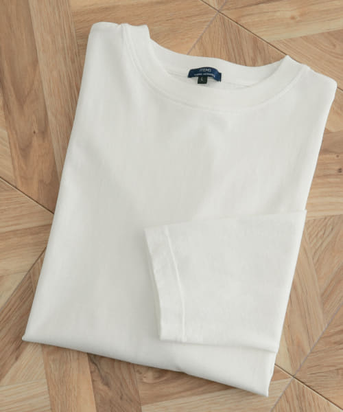 シルケットコットン ロングスリーブTシャツ
