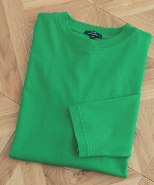 シルケットコットン ロングスリーブTシャツ