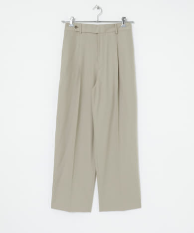 UpcycleLino】BASIC チノ 2タックワイドパンツ(1 NATURAL