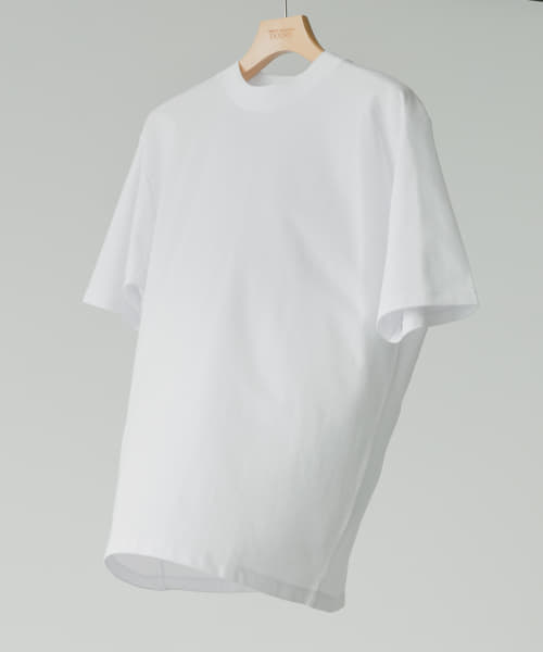 『UR TECH』ポンチモックネックTシャツ