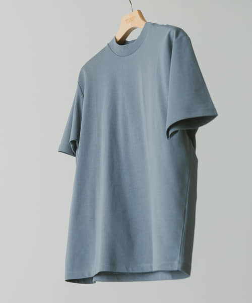 『UR TECH』ポンチモックネックTシャツ