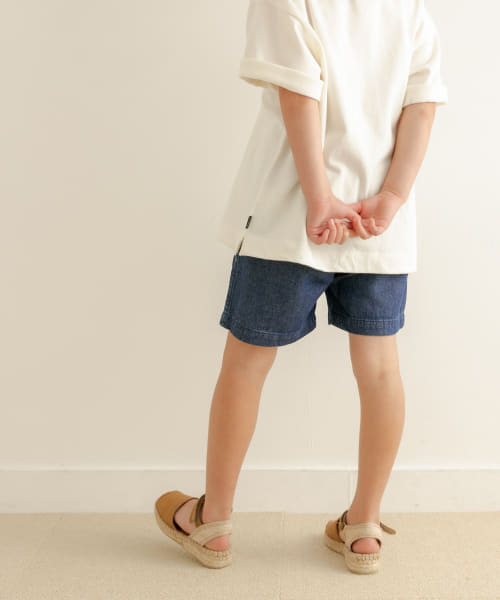 ARCH&LINE　LIGHT DENIM SHORTS