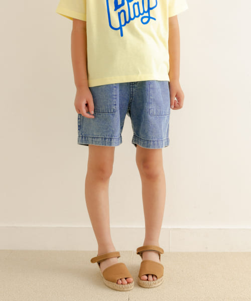 ARCH&LINE　LIGHT DENIM SHORTS