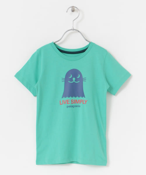 patagonia　Ks R Org C Ctn Graphic T-shirts