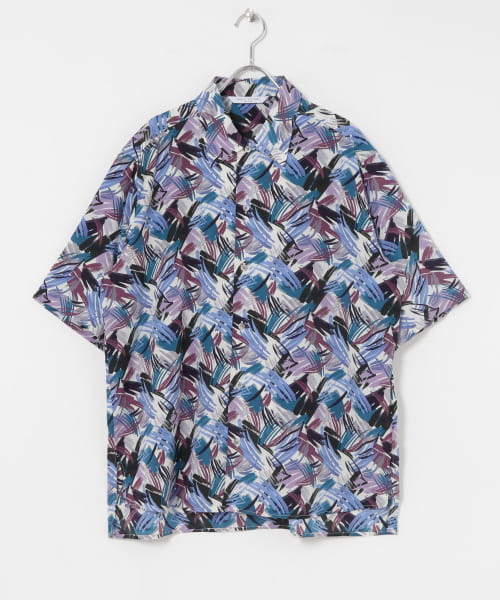 MANUAL ALPHABET　BEACH#1 OPENCOLLAR SHIRTS