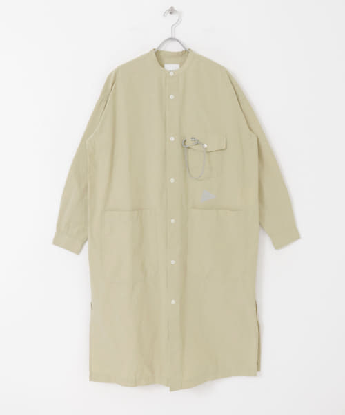 and wander　CDR typewriter long shirts
