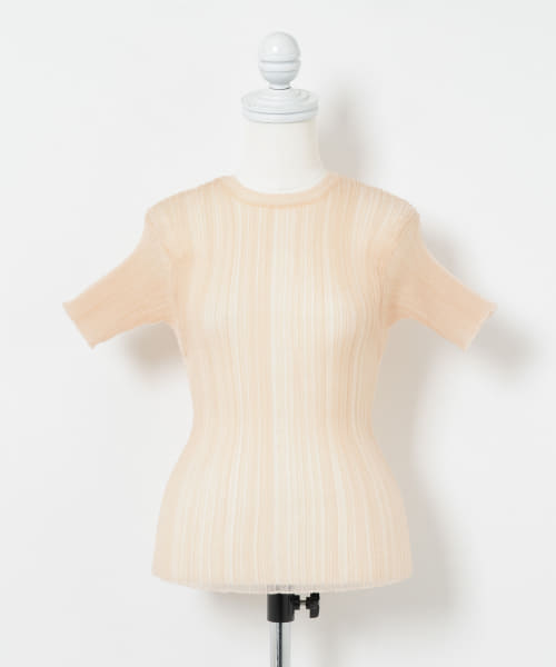 WANDERUNG　Sheer Ribbed Knit