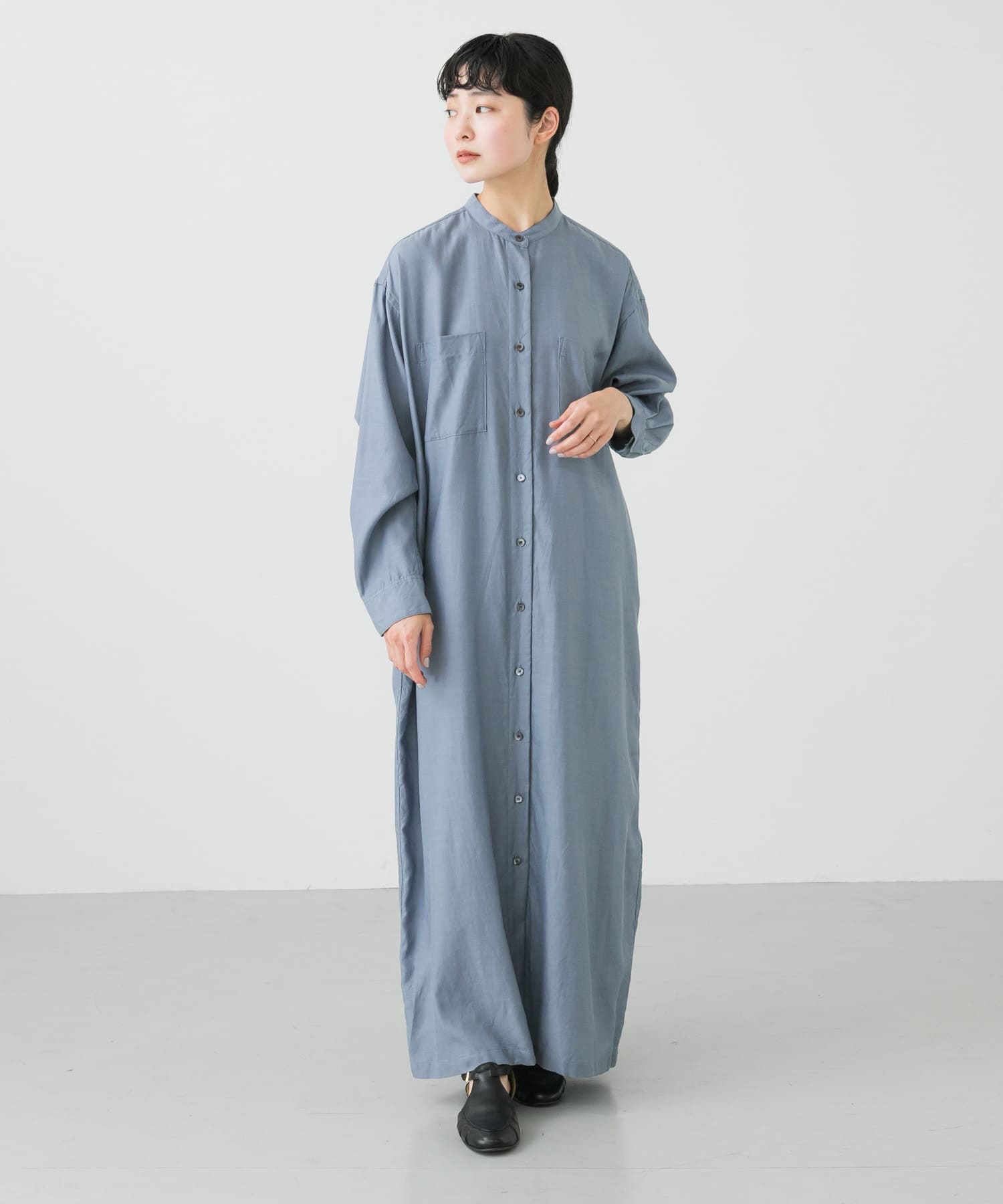 wirrow CUPRO COTTON HALF SLEEVE SHIRT