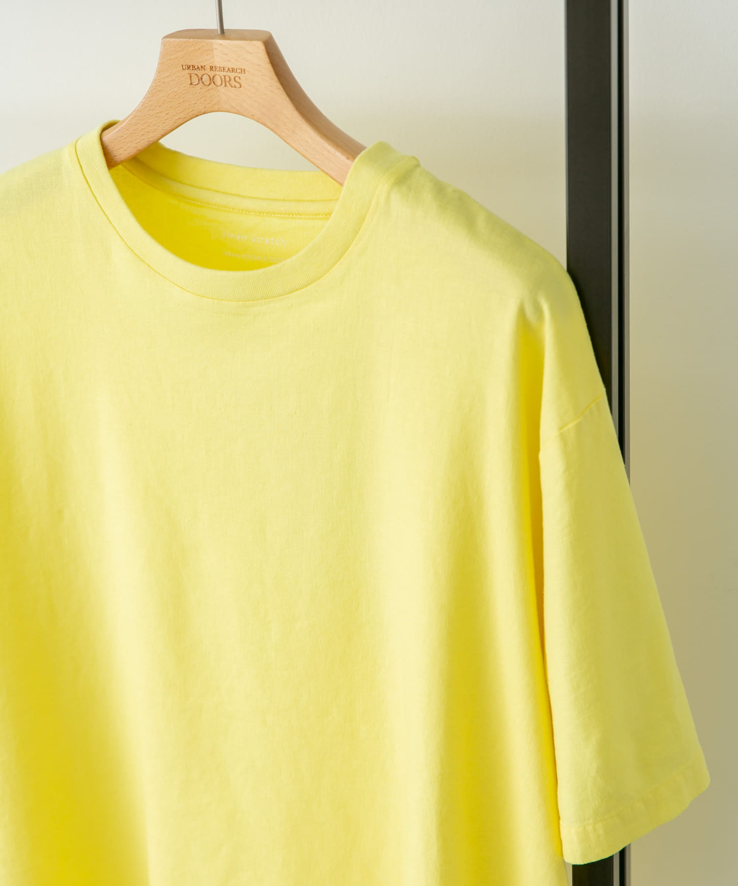 ストレッチリネンショートスリーブTシャツ[DR35-13H508]｜URBAN