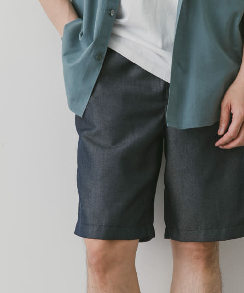 『UR TECH WORKLUXE』デニムワイドショーツ
