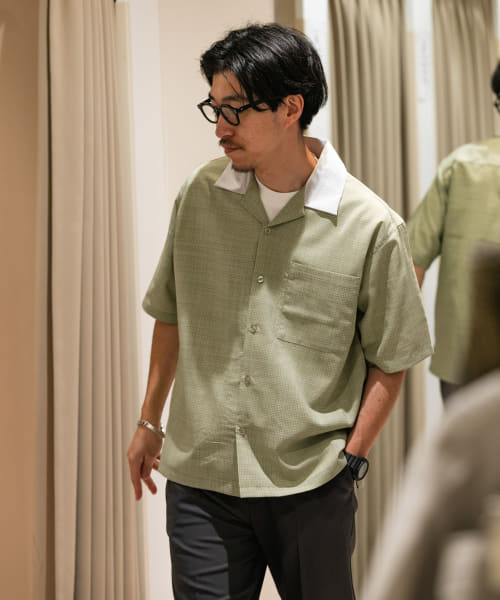 ドライリップクレリックショートスリーブシャツ