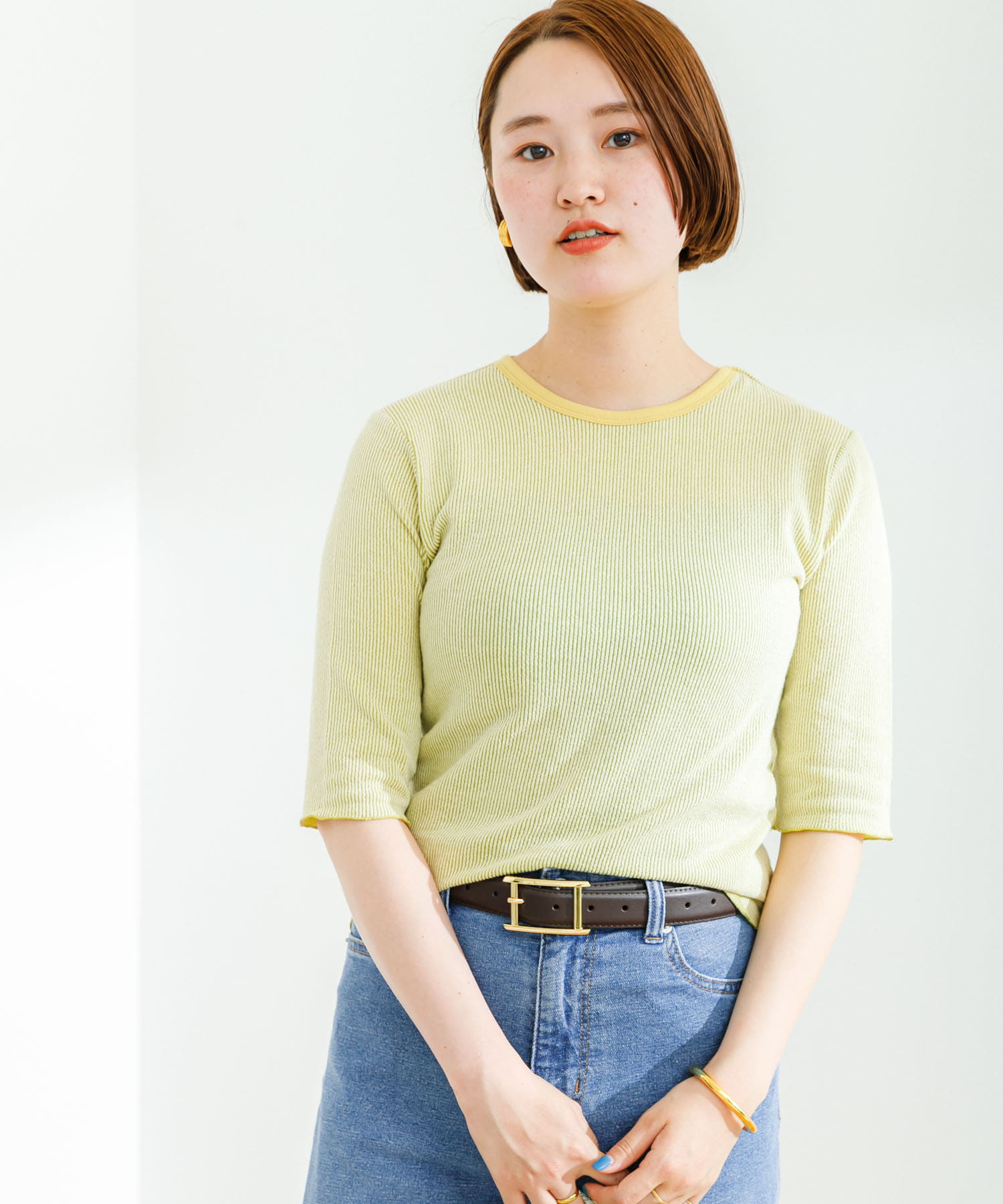 バイカラーストライプTシャツ[UR35-21T026]｜URBAN RESEARCH公式