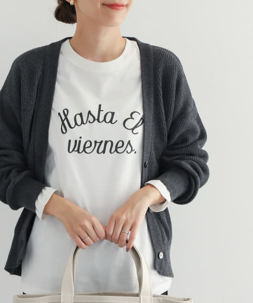 ロゴプリントロングスリーブTシャツ