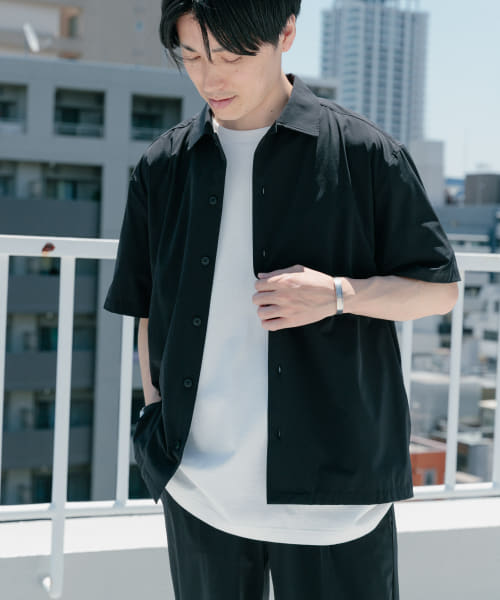 [ITEMS][シルキーナイロン 多機能 半袖シャツ]