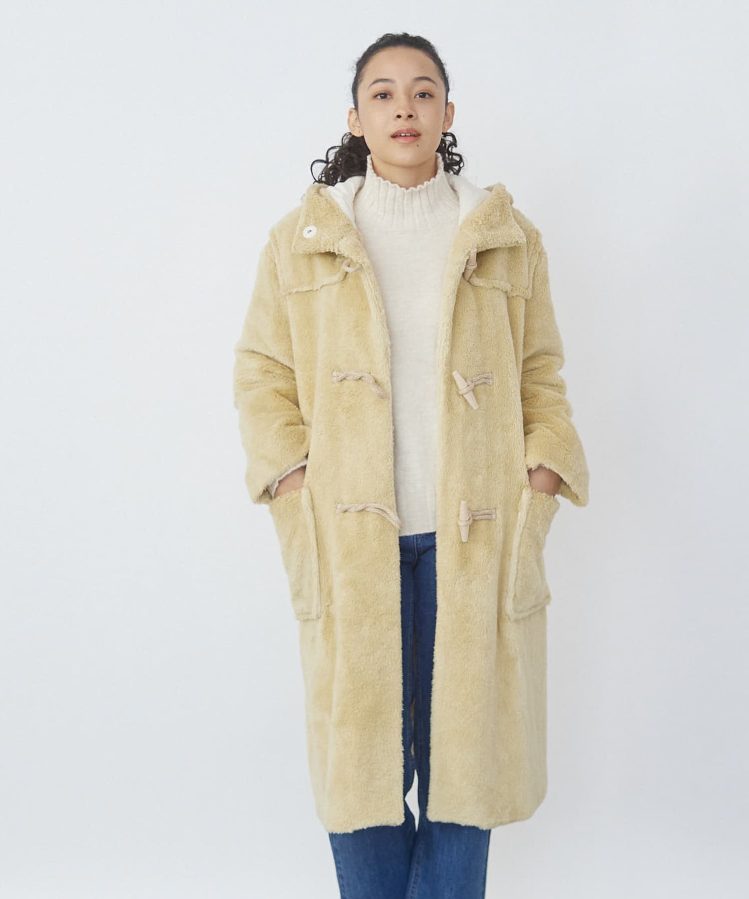 Fleece deals duffle coat