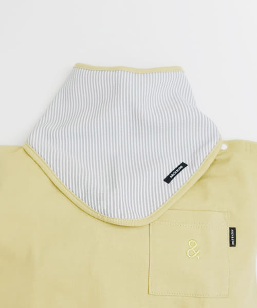 ARCH&LINE　QUICK DRY SUCKER×ORGANIC 2WAY BIB