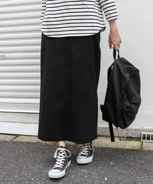 『防シワ』『イージーケア』FORK&SPOON　ideal stretch ストレートスカート