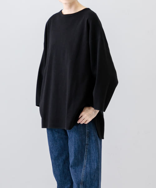 YLEVE　CTN RIB PULLOVER BIG