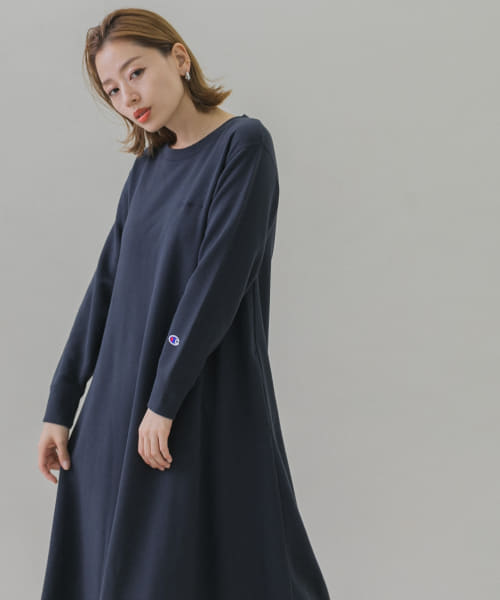 『Sサイズあり』『別注』Champion×Sonny Label　裏毛スウェットテントワンピース