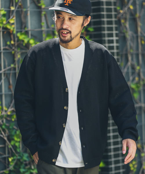 軽量カーディガン×ロングスリーブTシャツセット