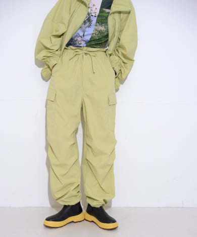 『別注』MIDIUMISOLID×TGM　RE-Nylon parachute pants
