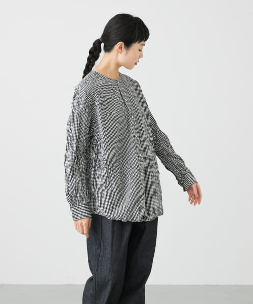 Vas-Y Lentement　CREW NECK LS OVERSIZED SHIRTS