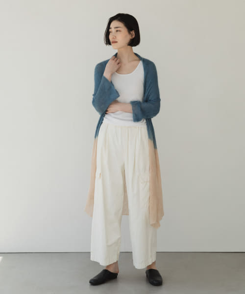 enrica　HAND DYEING MOHAIR CARDIGAN