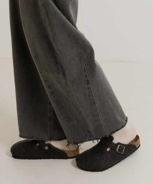 BIRKENSTOCK　BOSTON FELT-ANTHRACITE W