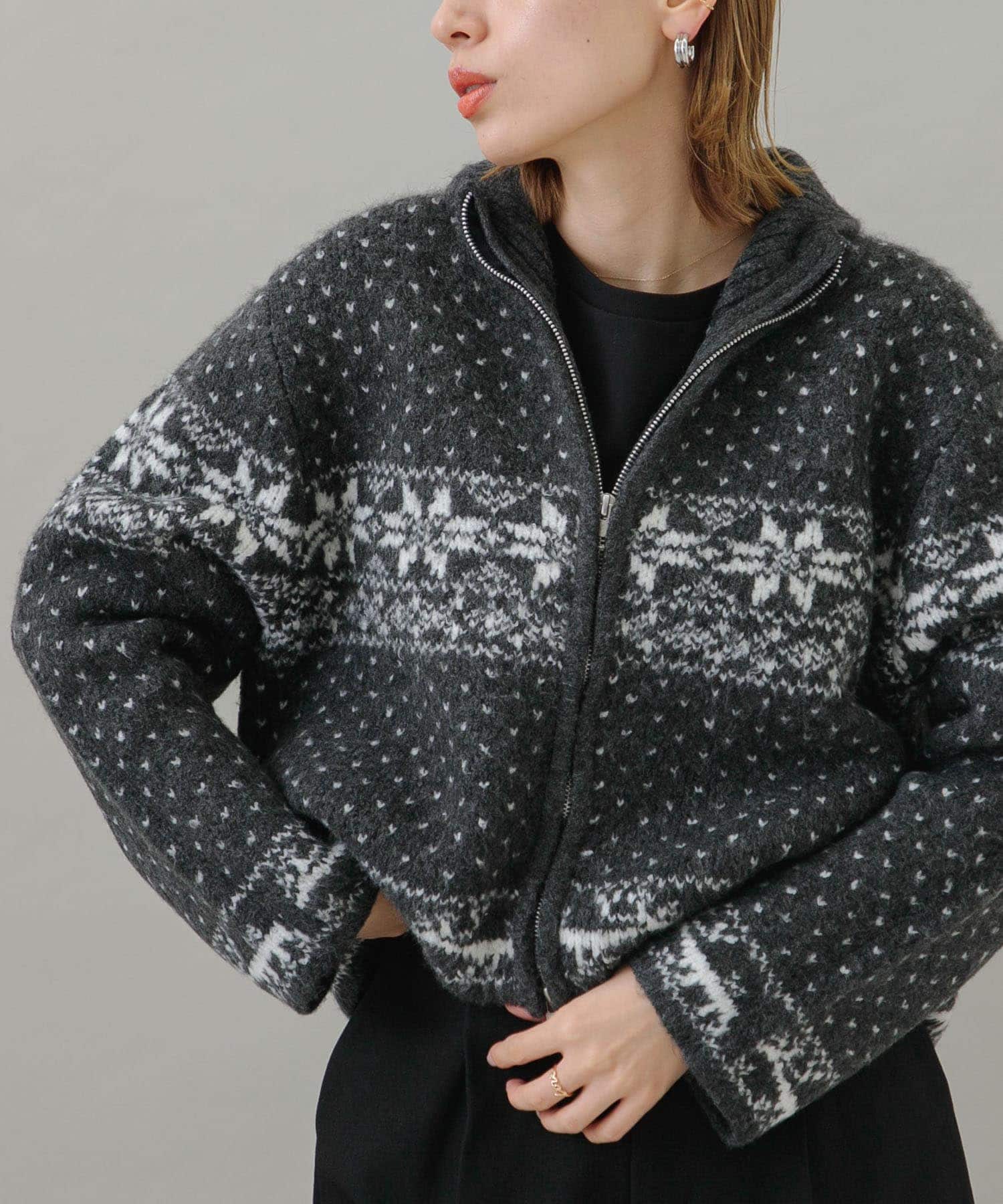 ノルディック柄ブルゾンニット[LA37-22R508]｜URBAN RESEARCH公式ファッション通販