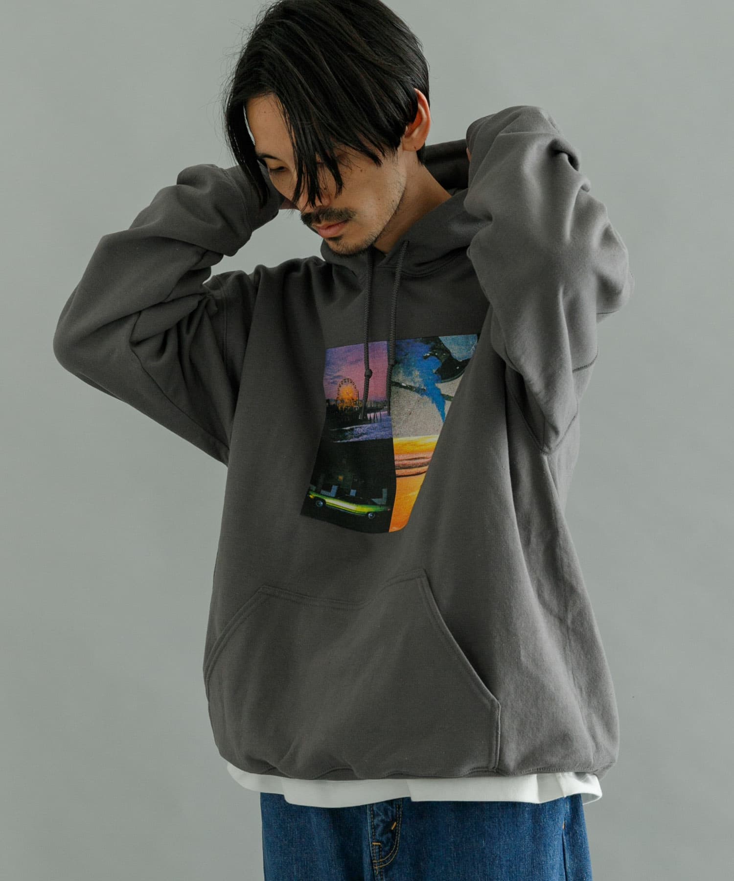 100％安い URBAN Hoodie[UI37-11E002 Sweat FILM COLOR iD RESEARCH トップス