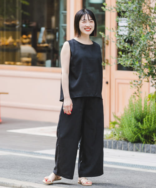 [ITEMS][リネンライクセットアップ]