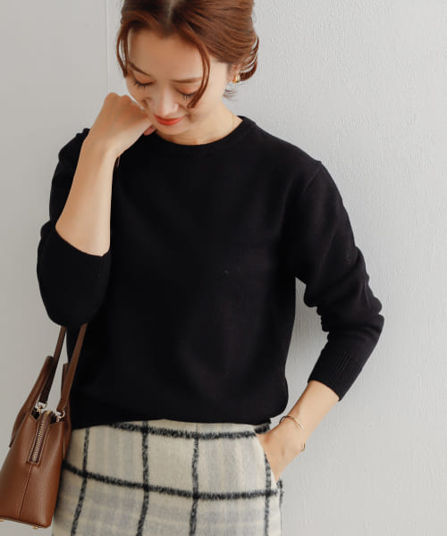 クルーネックコンパクトKNIT