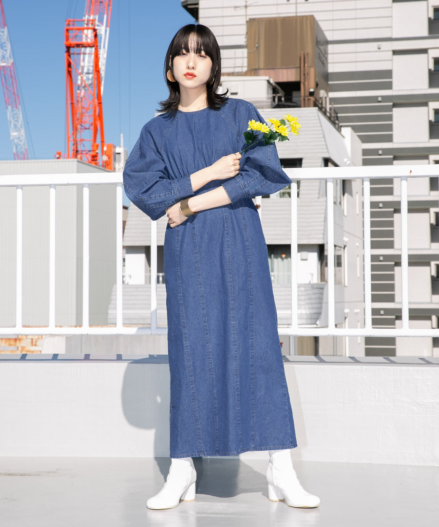 ボリュームスリーブデニムワンピース[KB44-26V030]｜URBAN RESEARCH公式ファッション通販